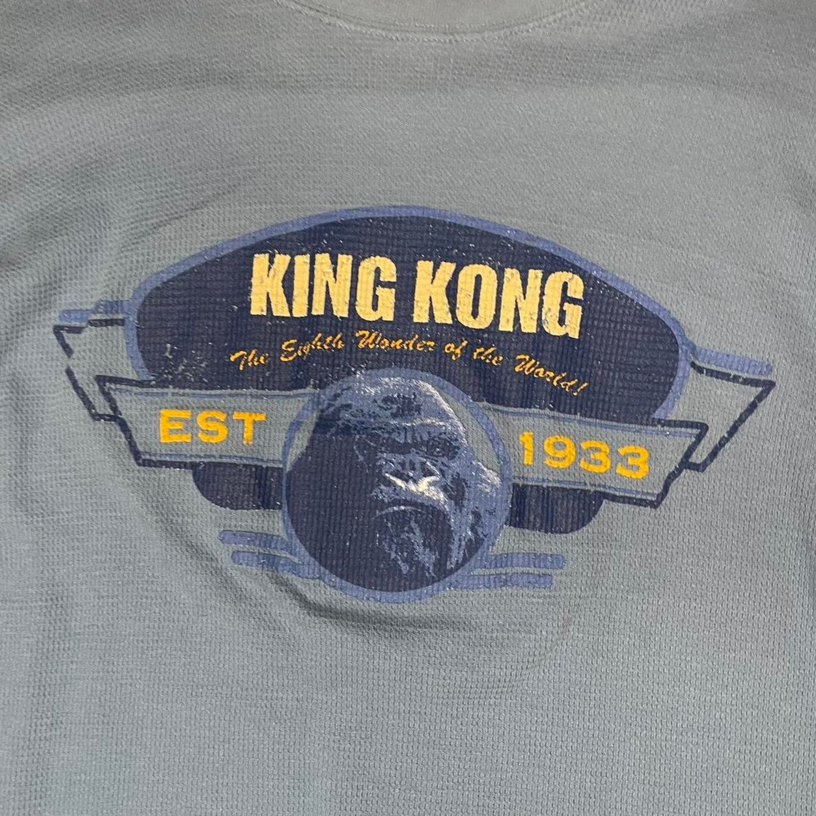 Other Y2K King Kong Thermal Waffle Long Sleeve Shirt Size US M / EU 48-50 / 2 - 2 Thumbnail
