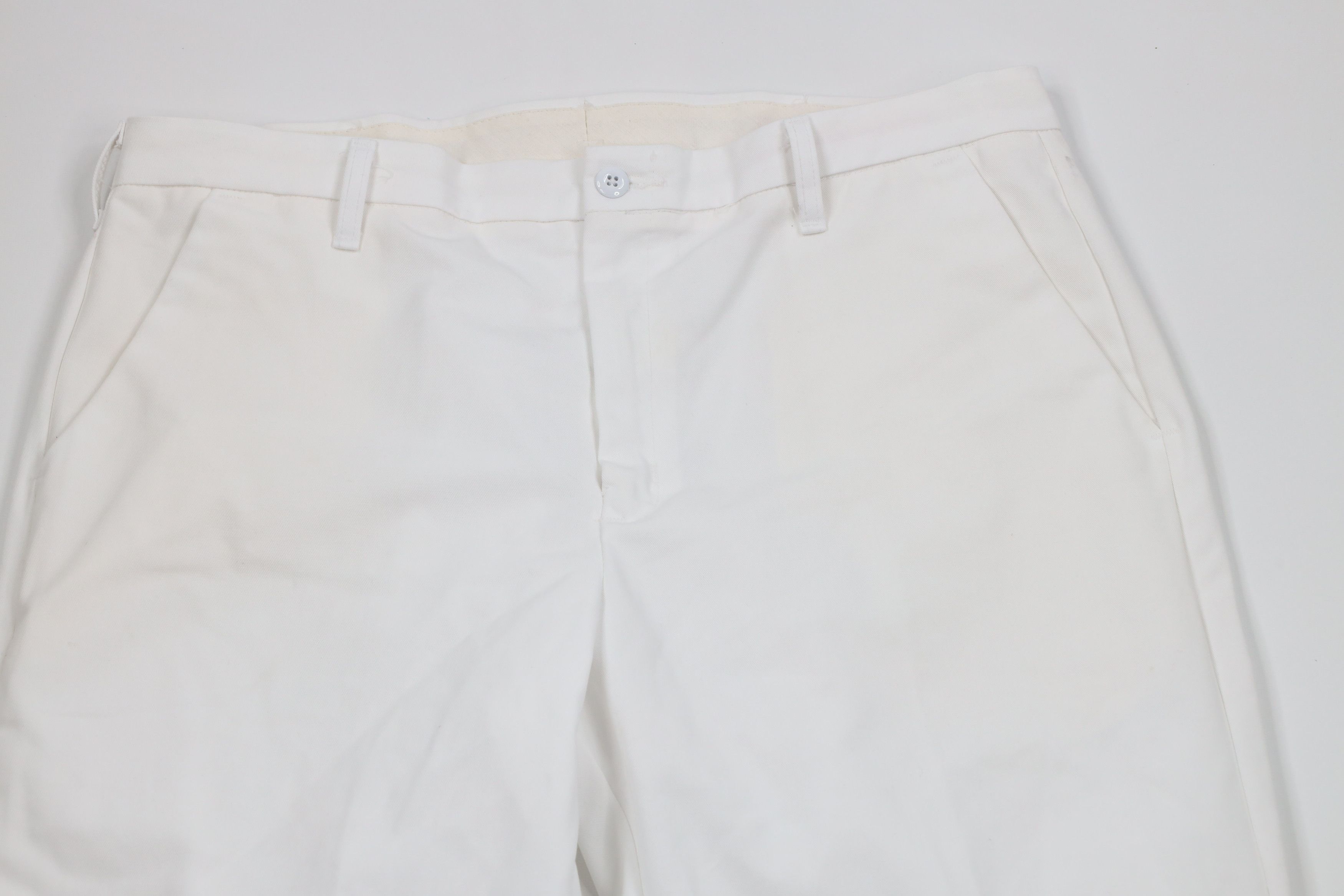 Vintage Vintage 90s Streetwear Wide Leg Mechanic Painter Pants White Size US 38 / EU 54 - 2 Thumbnail