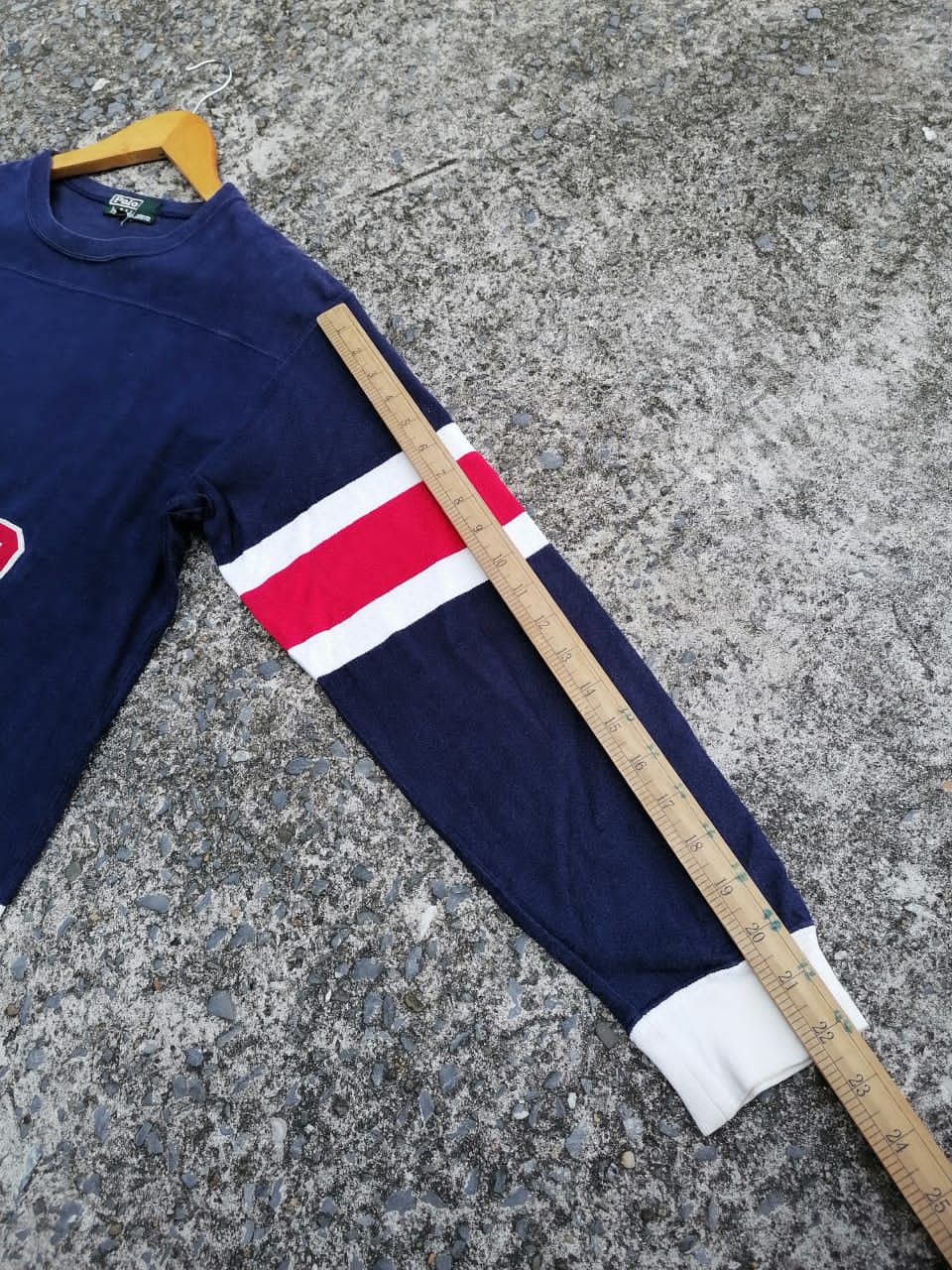 Polo Ralph Lauren Polo Ralph Lauren Embroidered Stripes Tee Size US L / EU 52-54 / 3 - 8 Thumbnail