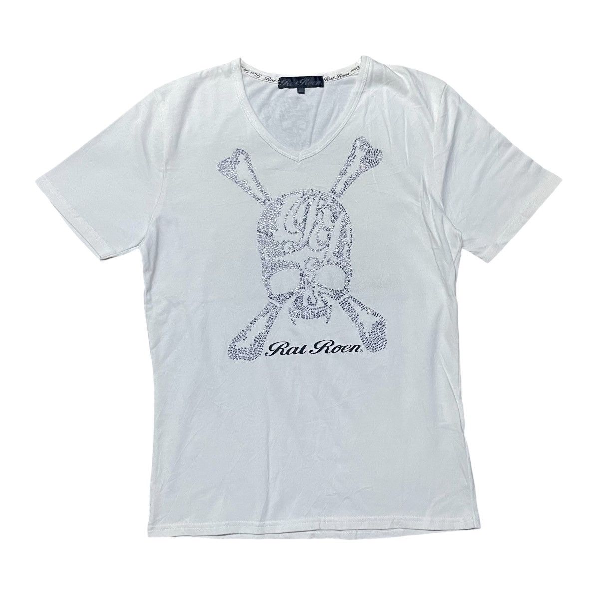 Roen 💥Rat-Roen Skulls Vampire Vneck Tees Japanese StreetPunk Size US L / EU 52-54 / 3 - 1 Thumbnail