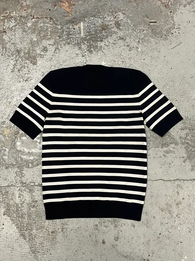 Louis Vuitton Louis Vuitton Uniform Navy Striped T-Shirt Size US XS / EU 42 / 0 - 4 Thumbnail