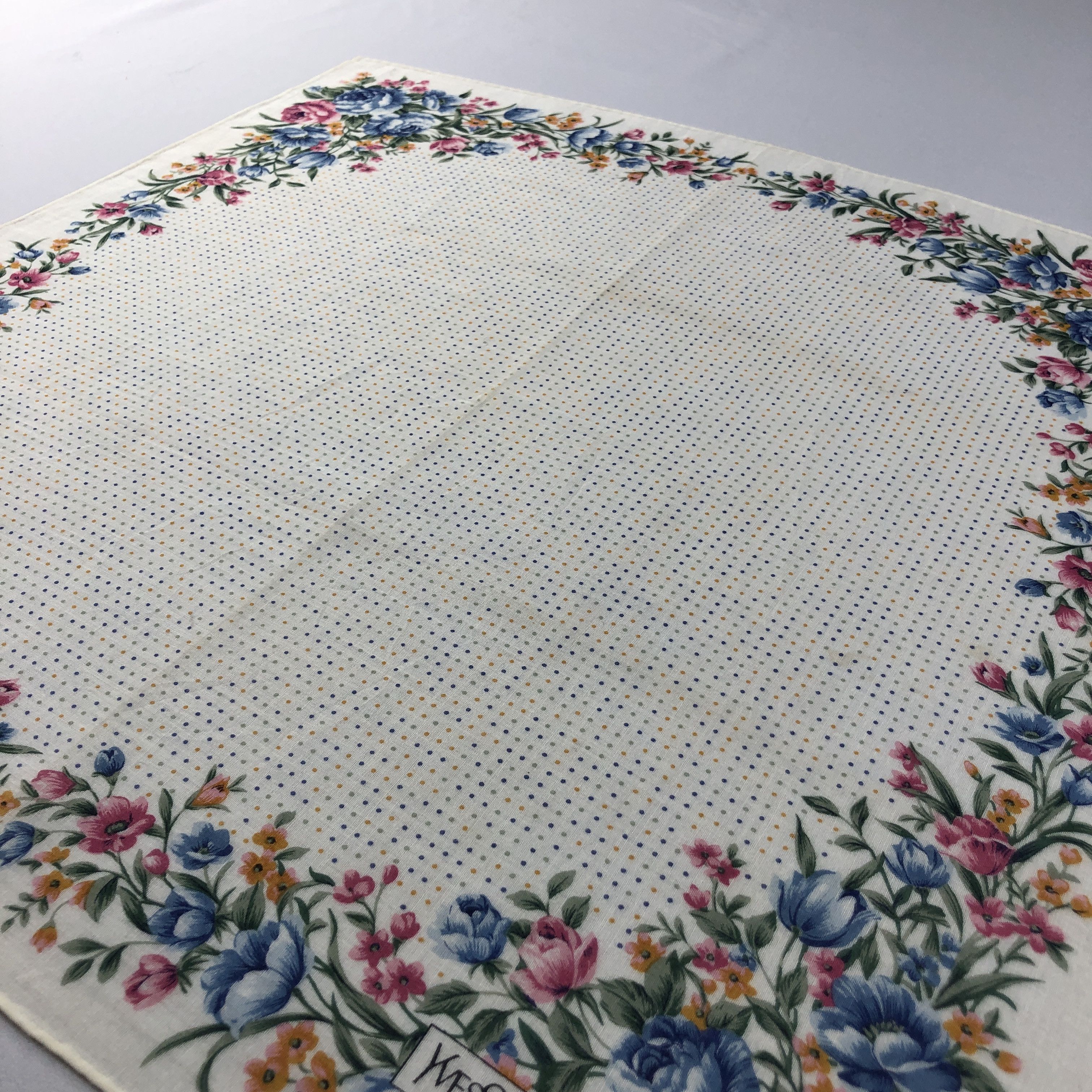 Yves Saint Laurent YSL Floral Handkerchief Neckerchief Bandana H3036 Size ONE SIZE - 2 Thumbnail