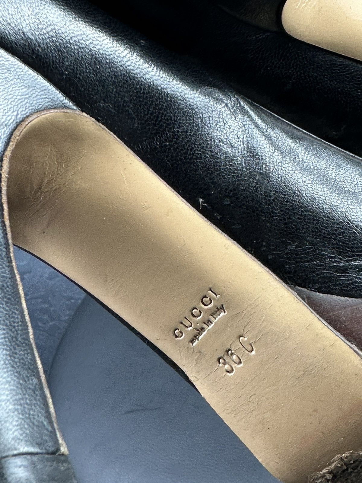 Gucci × Tom Ford × Vintage Vintage Gucci 90S Tom Ford Era Horsebit Heels Size US 6 / IT 36 - 7 Thumbnail