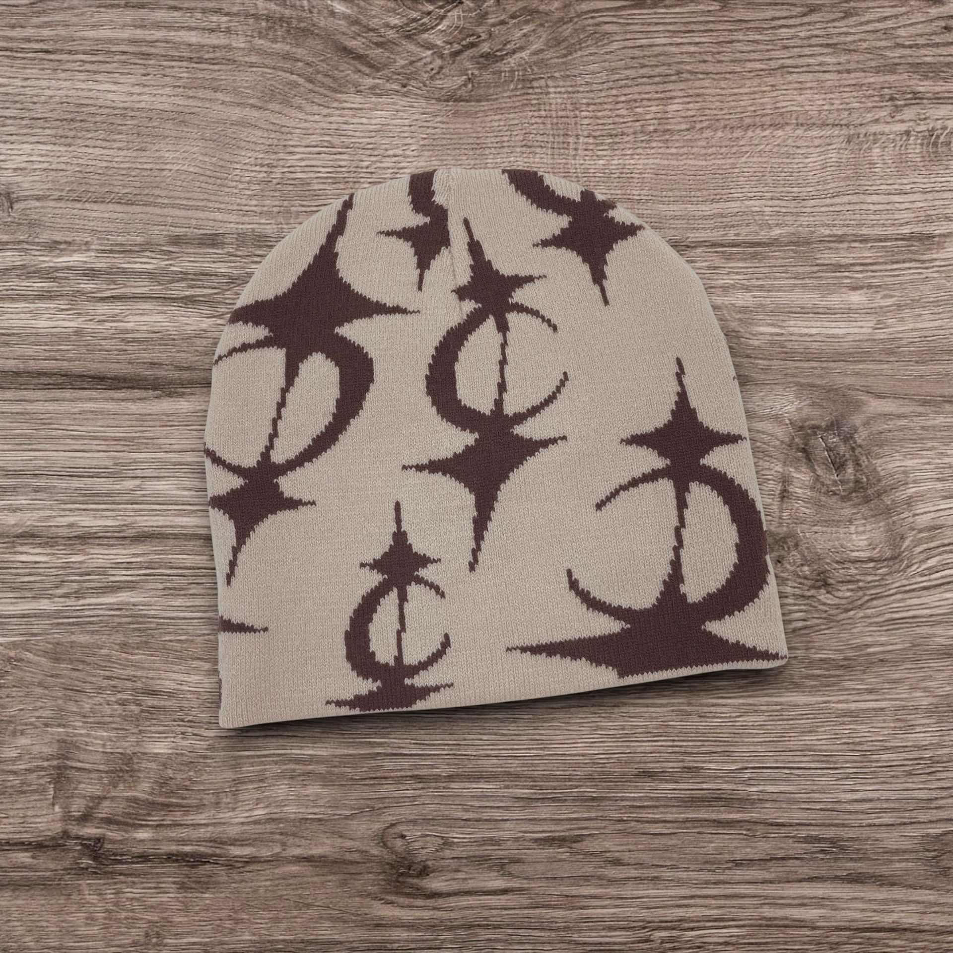 Other ALT Opium Y2K Beanie | Grunge Avantgarde Skater Symbol Hat Size ONE SIZE - 1 Preview
