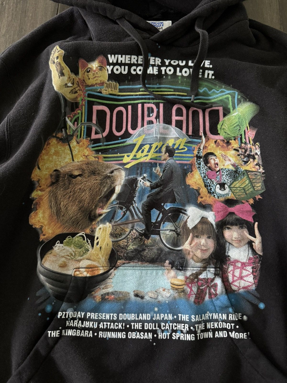 Doublet 23AW Doublet x PZ Today Doubland Japan Hoodie M