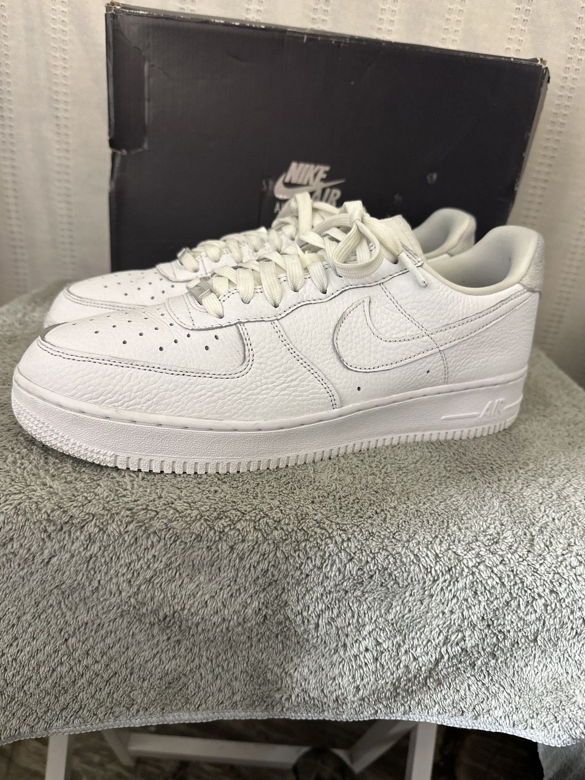 Nike NikeAir Force 1 '07 Craft 'White Vast Grey Size US 11.5 / EU 44-45 - 1 Thumbnail