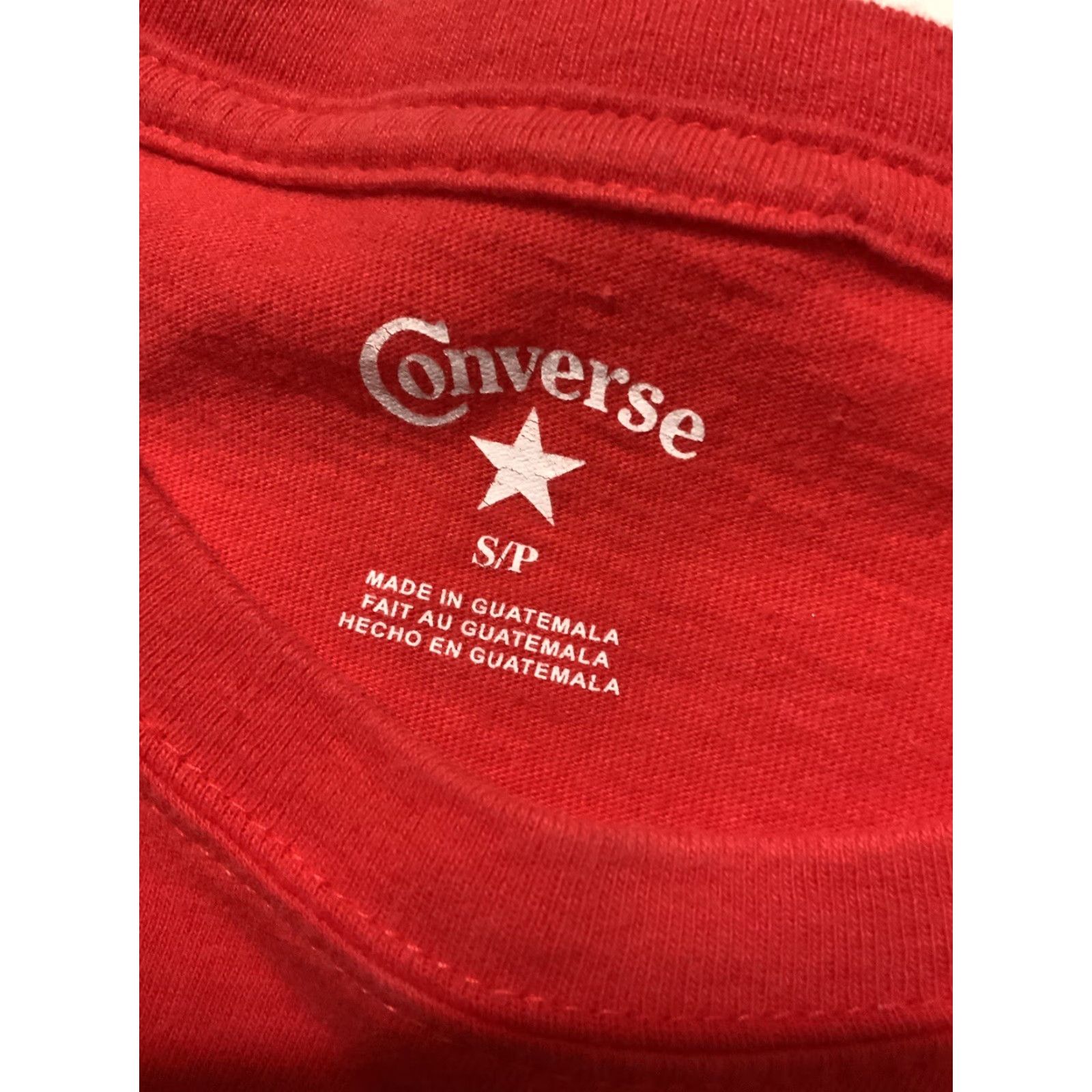 Converse Converse X Burger Records Punk Garage Rock Music Merch Graphic S/S T-Shirt Sz. S Men Red Music Shirt S Mens Size US S / EU 44-46 / 1 - 5 Thumbnail