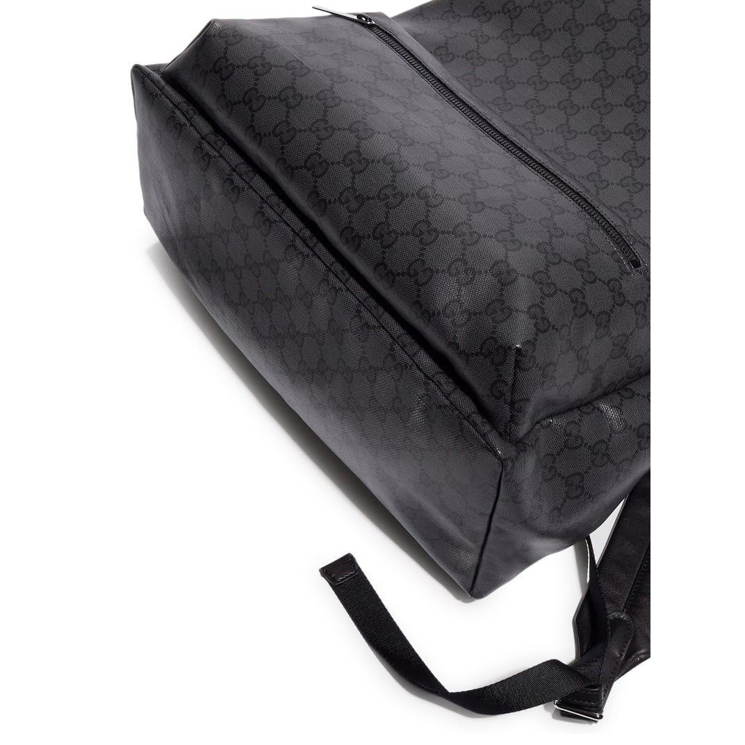 Gucci GUCCI Essence Classic Medium $2400 Black GG Canvas Backpack Size ONE SIZE - 4 Thumbnail