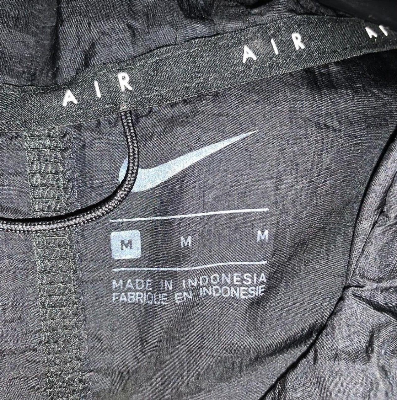 Nike Nike Air Women's Overhead Black 1/4 Zip. Size M / US 6-8 / IT 42-44 - 3 Thumbnail