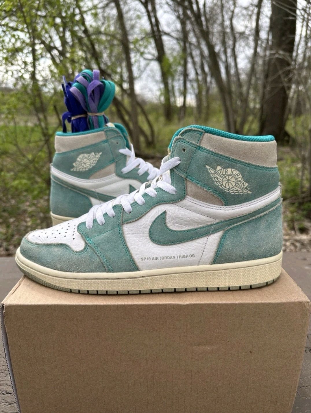 Jordan Brand Nike Air Jordan Retro 1 High OG Turbo Green Size 11.5 Men Size US 11.5 / EU 44-45 - 1 Thumbnail
