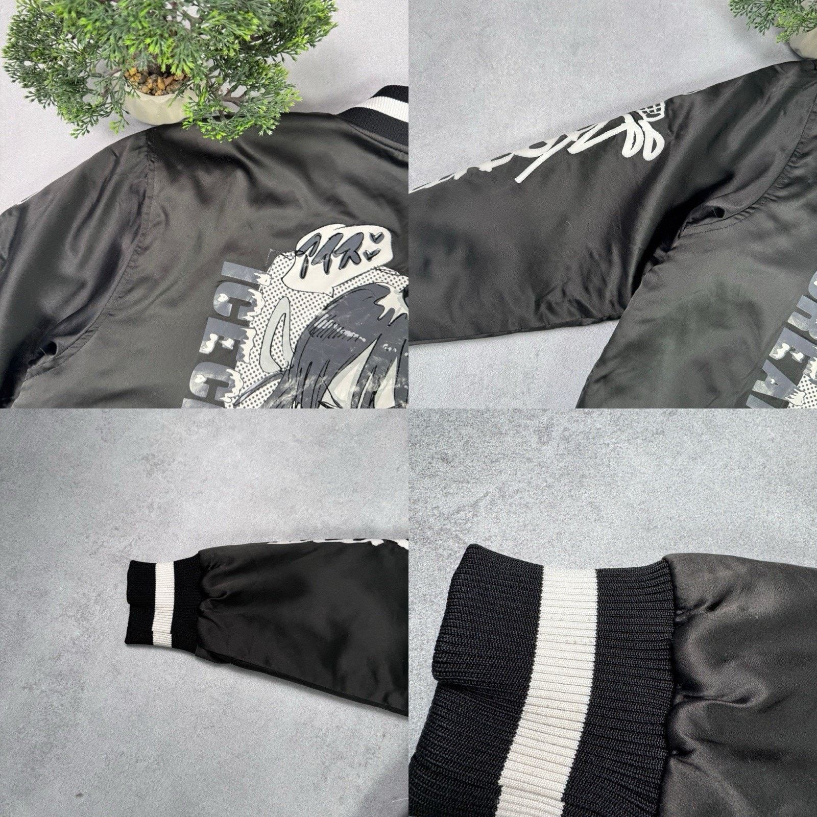 Icecream Icecream X Jun Inagawa Varsity Jacket Size M Black Bomber Size US M / EU 48-50 / 2 - 21 Thumbnail