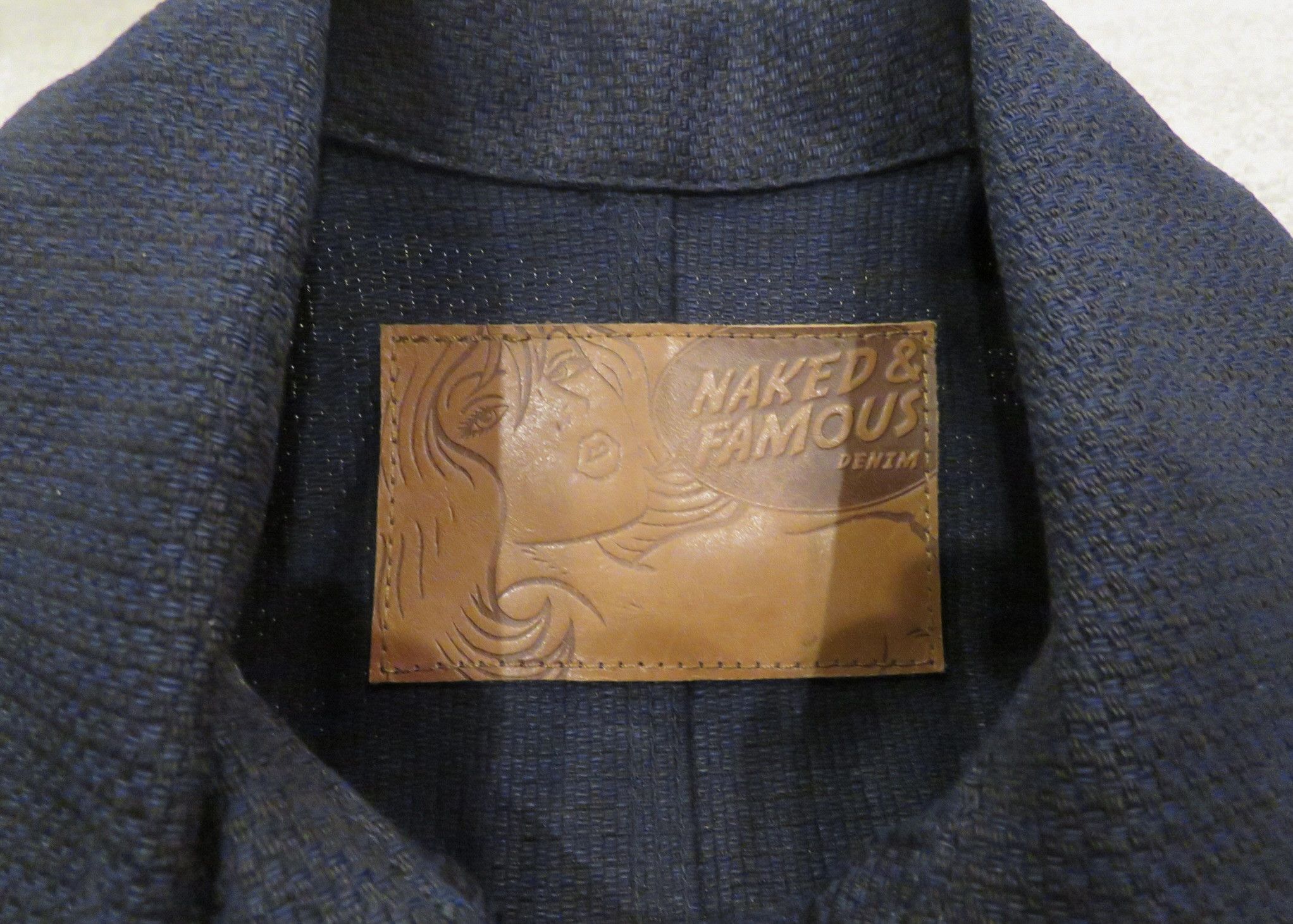Naked & Famous Naked & Famous Indigo Basketweave Chore Coat NWT Size M Size US M / EU 48-50 / 2 - 3 Thumbnail