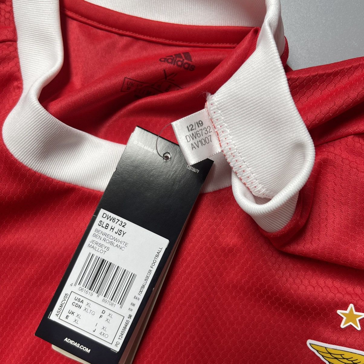 Adidas BENFICA ADIDAS 2019/2020 FOOTBALL HOME JERSEY #49 TAARABT Size US XL / EU 56 / 4 - 7 Thumbnail
