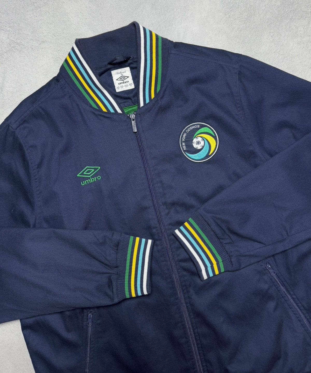 Umbro New York Cosmos 2011 Football Soccer Bomber Jacket Umbro Size US XL / EU 56 / 4 - 4 Thumbnail