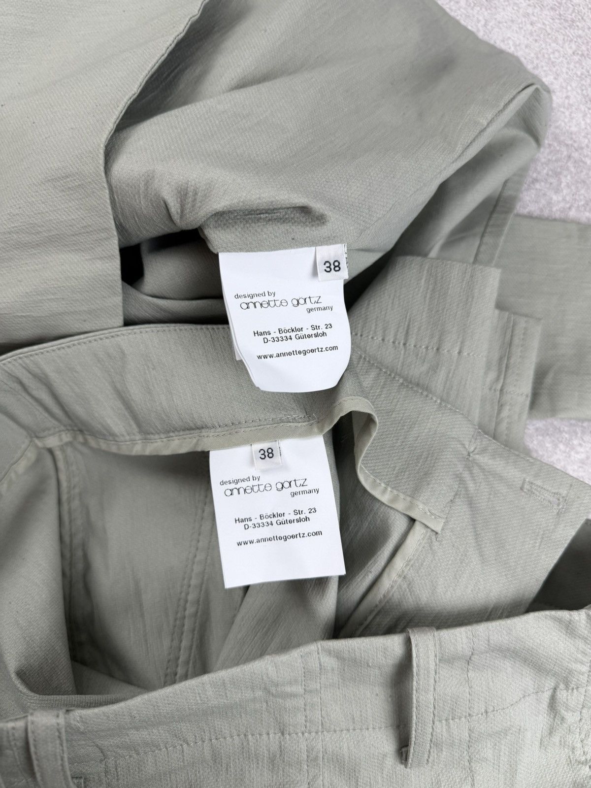Annette Gortz Annette Gortz Women’s Cotton/Linen Suit Size 38 Size XS / US 0-2 / IT 36-38 - 20 Thumbnail