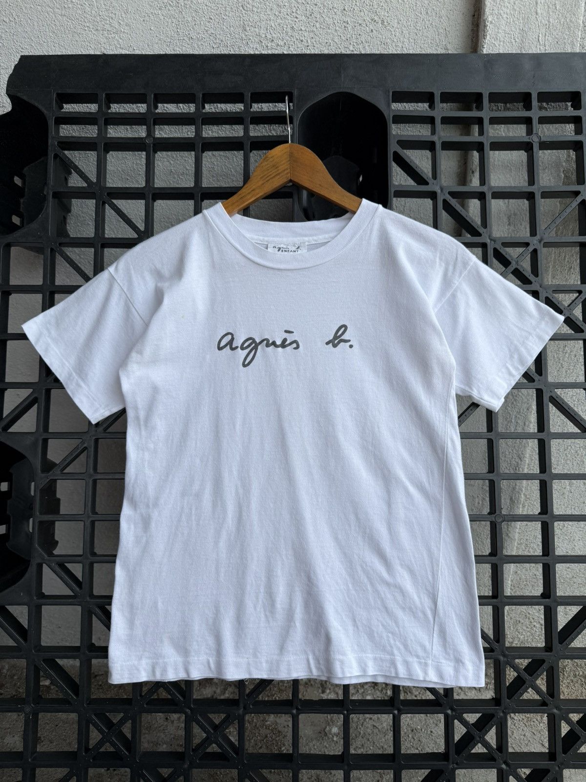 agnes b. Vintage agnes b. Enfant Crop Top Tee Size S / US 4 / IT 40 - 1 Thumbnail
