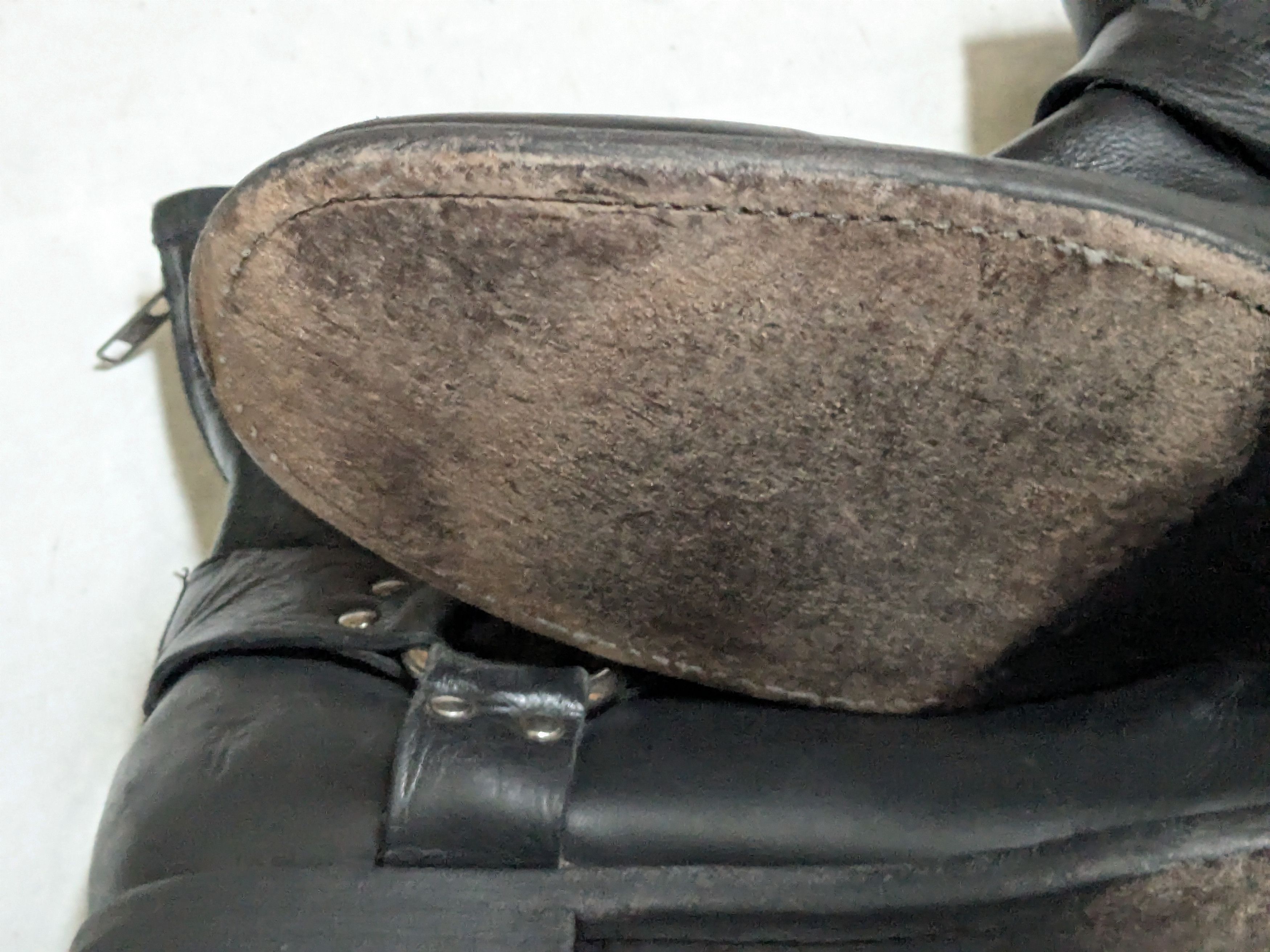 Frye Frye Harness Black Leather 10 D Leather Buckle Belted Size US 10 / EU 43 - 18 Thumbnail