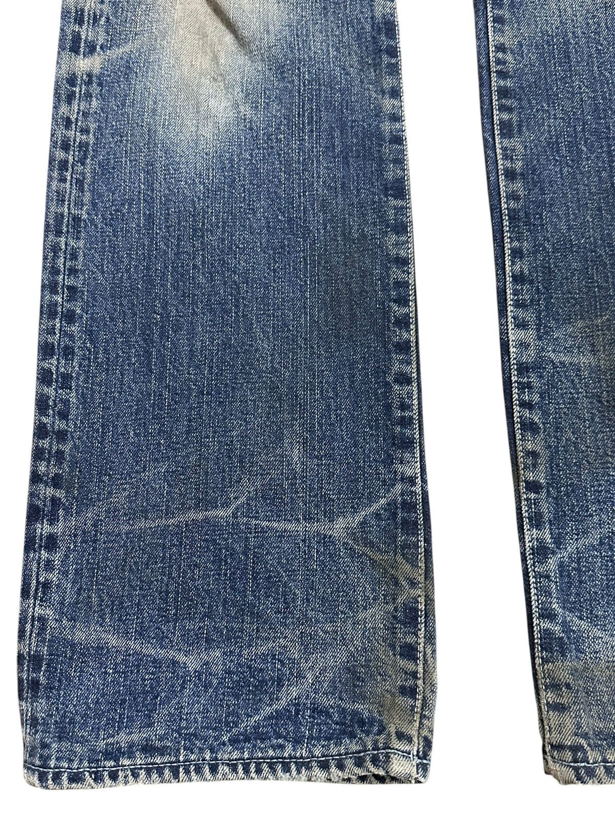 14th Addiction Vintage Japanese Brand Selvedge Mud Wash Distressed Jeans Size US 31 - 9 Thumbnail