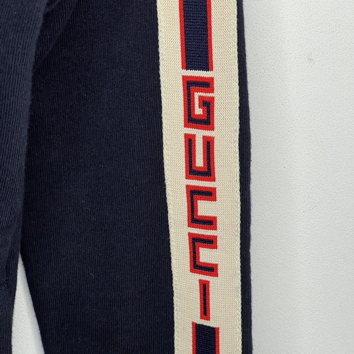 Gucci Gucci Sweatshirt ZIP Navy Stripe Sleeve Size XS / US 0-2 / IT 36-38 - 4 Thumbnail