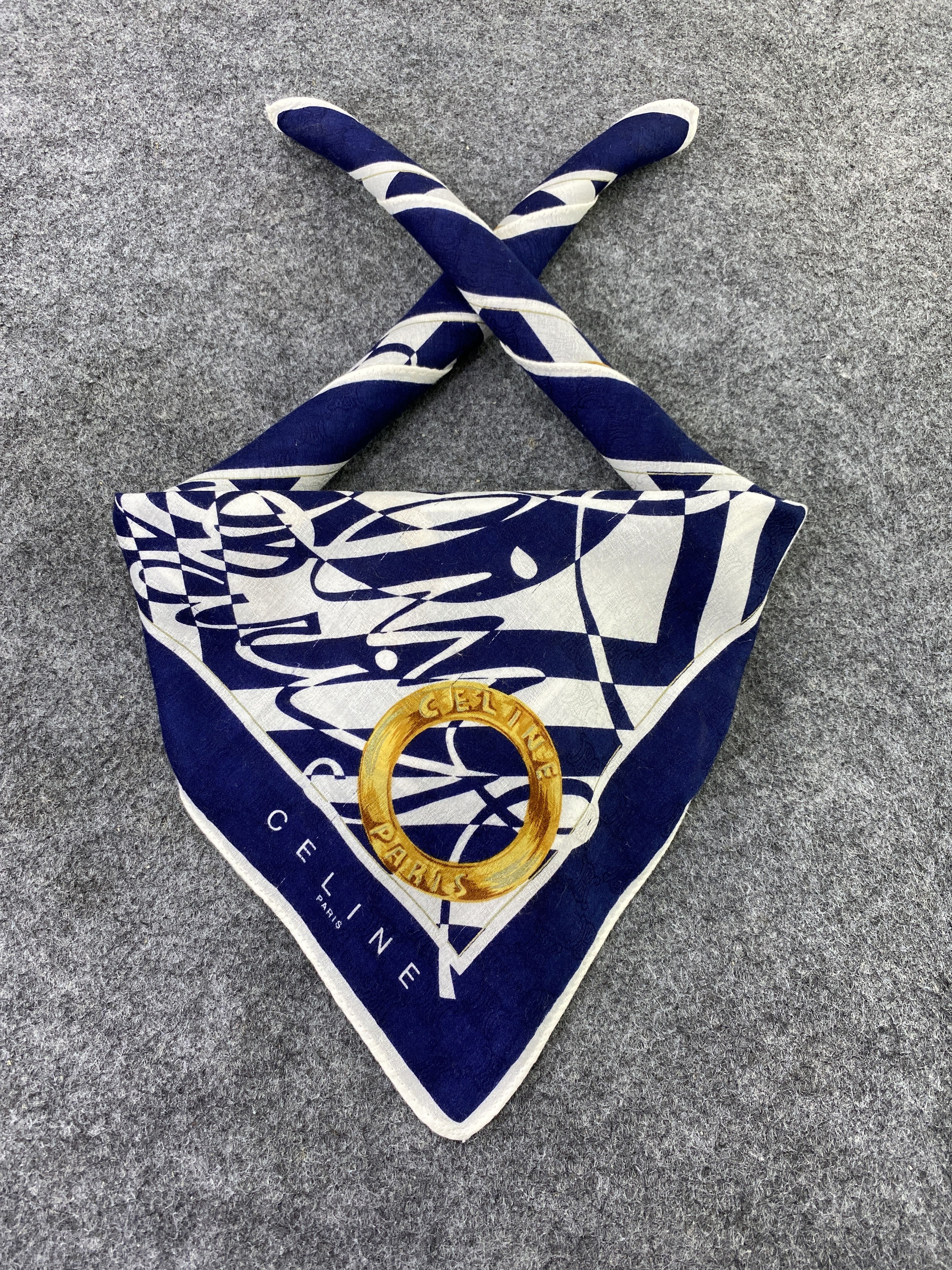 Celine Celine handkerchief bandana neckerchief-B301 Size ONE SIZE - 2 Thumbnail