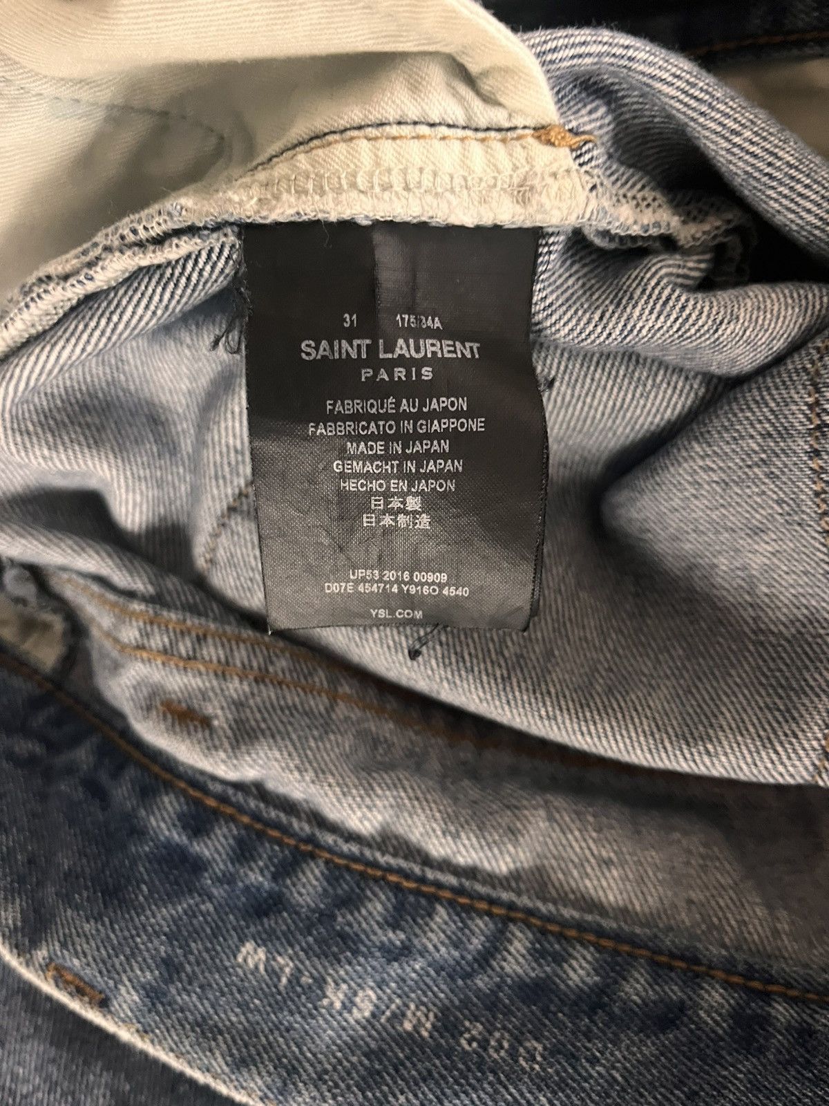 Saint Laurent Paris Saint laurent jeans Size US 31 - 4 Thumbnail