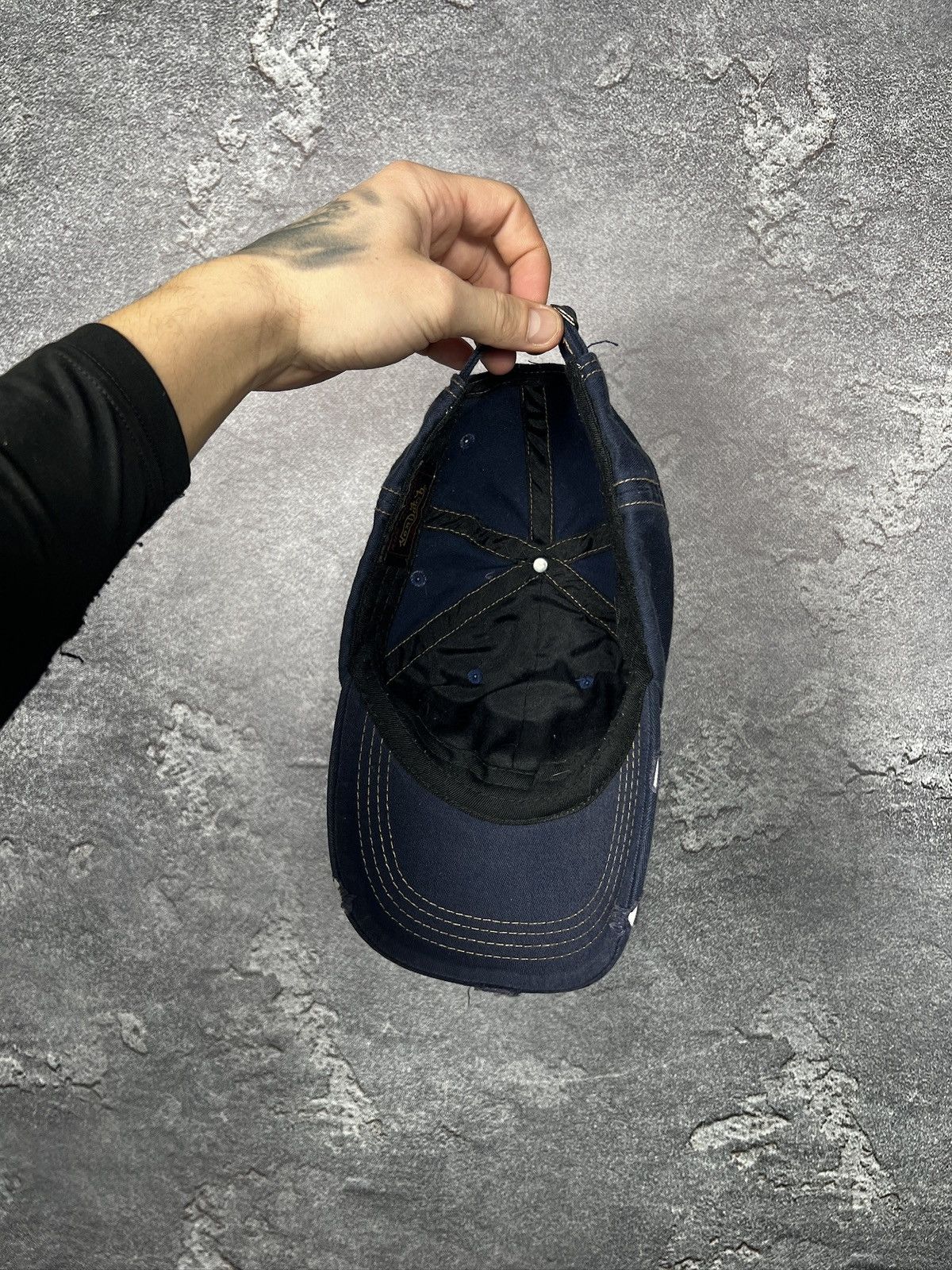 Von Dutch Vintage Von Dutch Distressed Denim Cup Size ONE SIZE - 9 Thumbnail