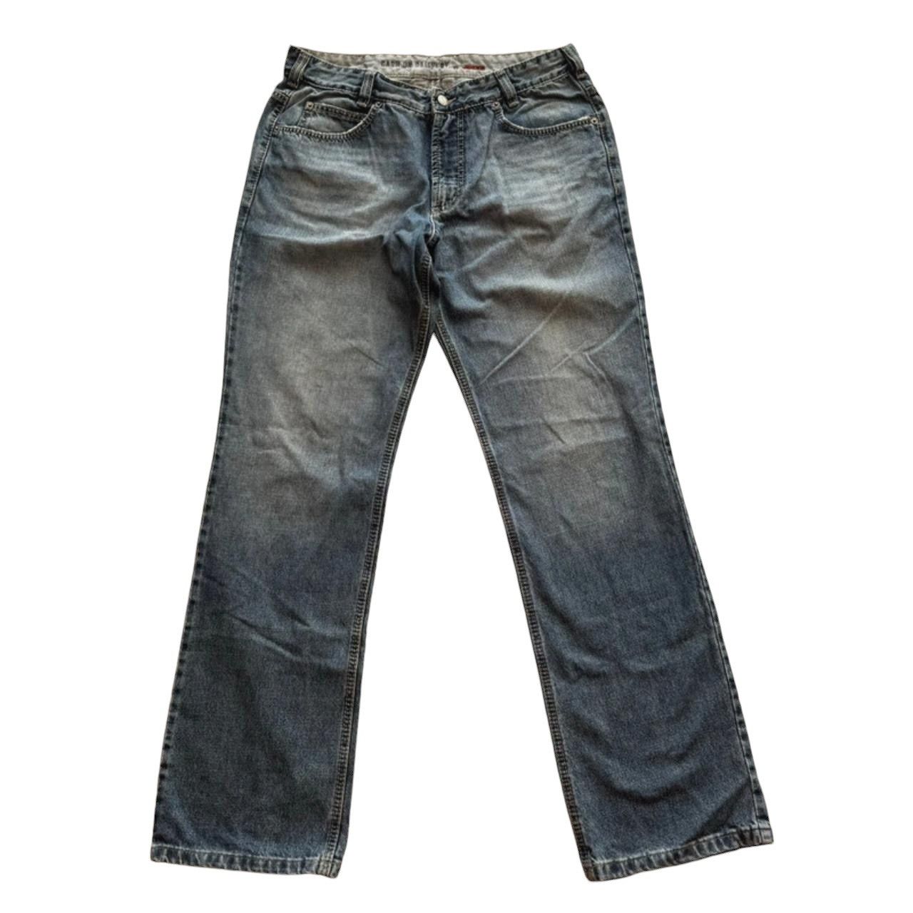 Japanese Brand Joker Cash on Delivery Men's Blue Straight Regular Jeans W36 Size US 36 / EU 52 - 1 Thumbnail