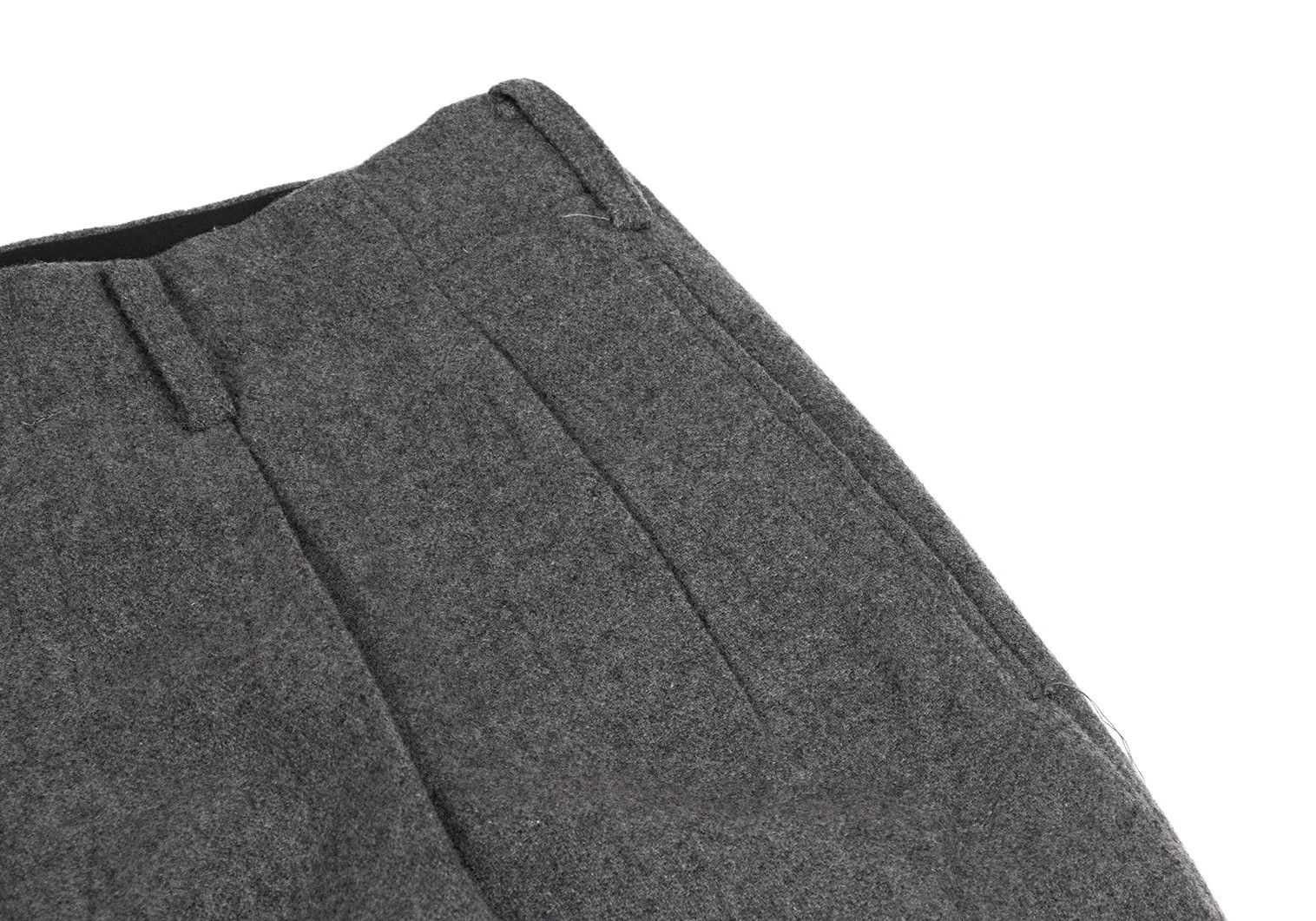 Yohji Yamamoto Yohji Yamamoto Felt Wool Tapered Pants Size US 36 / EU 52 - 6 Thumbnail