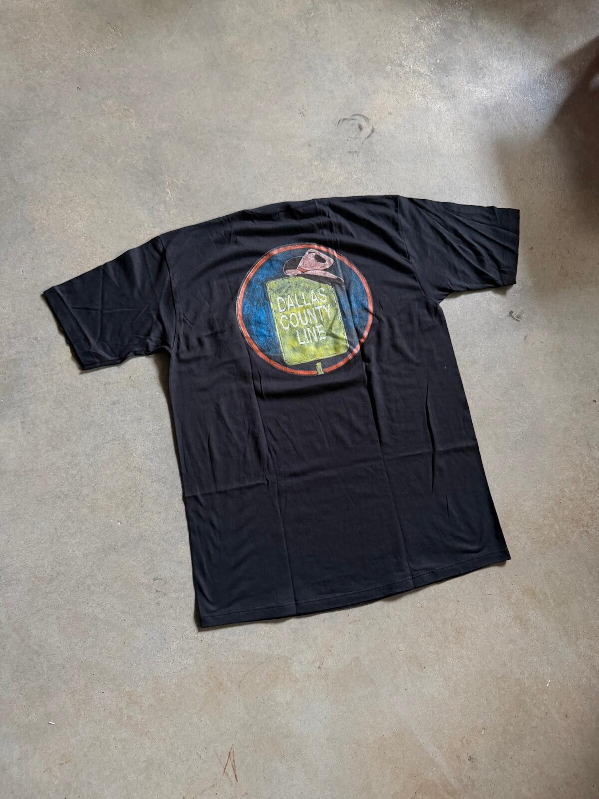 Jerzees VTG Dallas County Line Pocket Tee Sz L Size US L / EU 52-54 / 3 - 2 Thumbnail