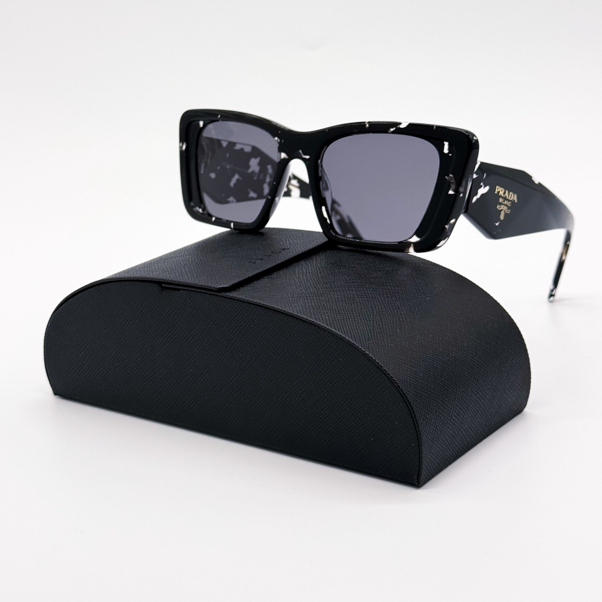 Prada NEW PRADA SUNGLASSES PR08YS 15S5Z1 BLACK PR 08YS, SPR 08Y Size ONE SIZE - 1 Thumbnail