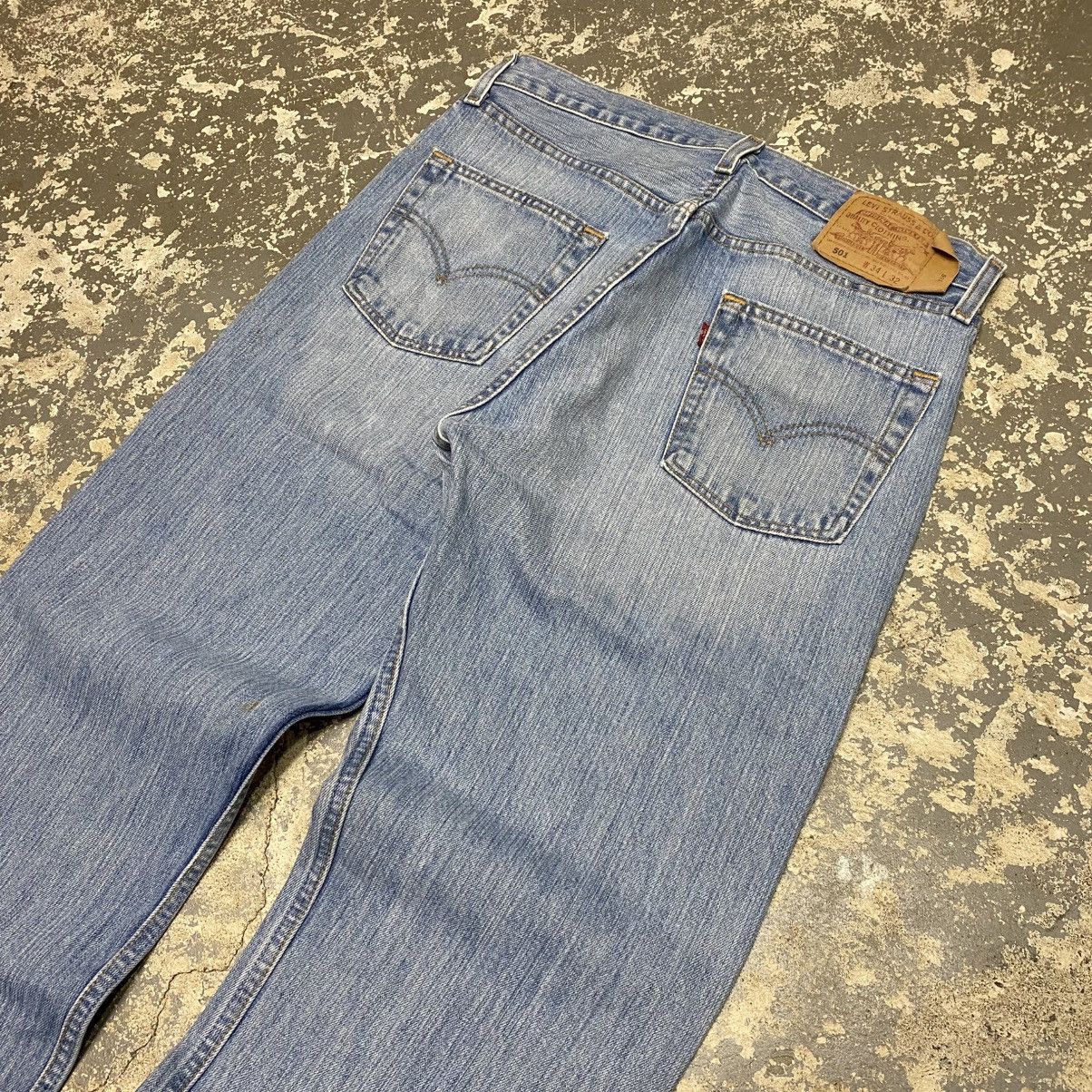 Japanese Brand × Levi's × Vintage Vintage Levis 501 Light Wash Botton Fly Denim Jeans USA 90s Size US 33 - 14 Thumbnail
