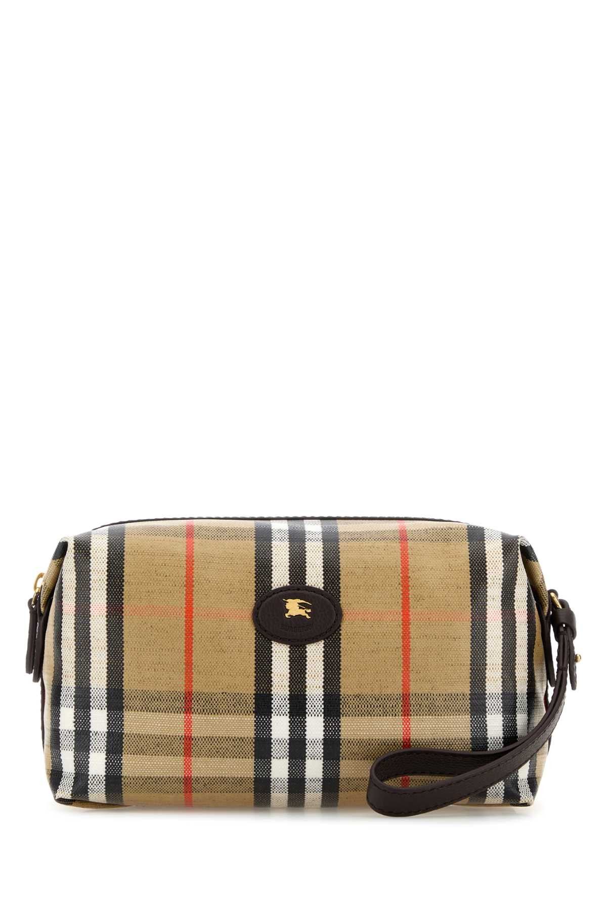 Burberry Printed Canvas Beauty Case Size ONE SIZE - 1 Thumbnail