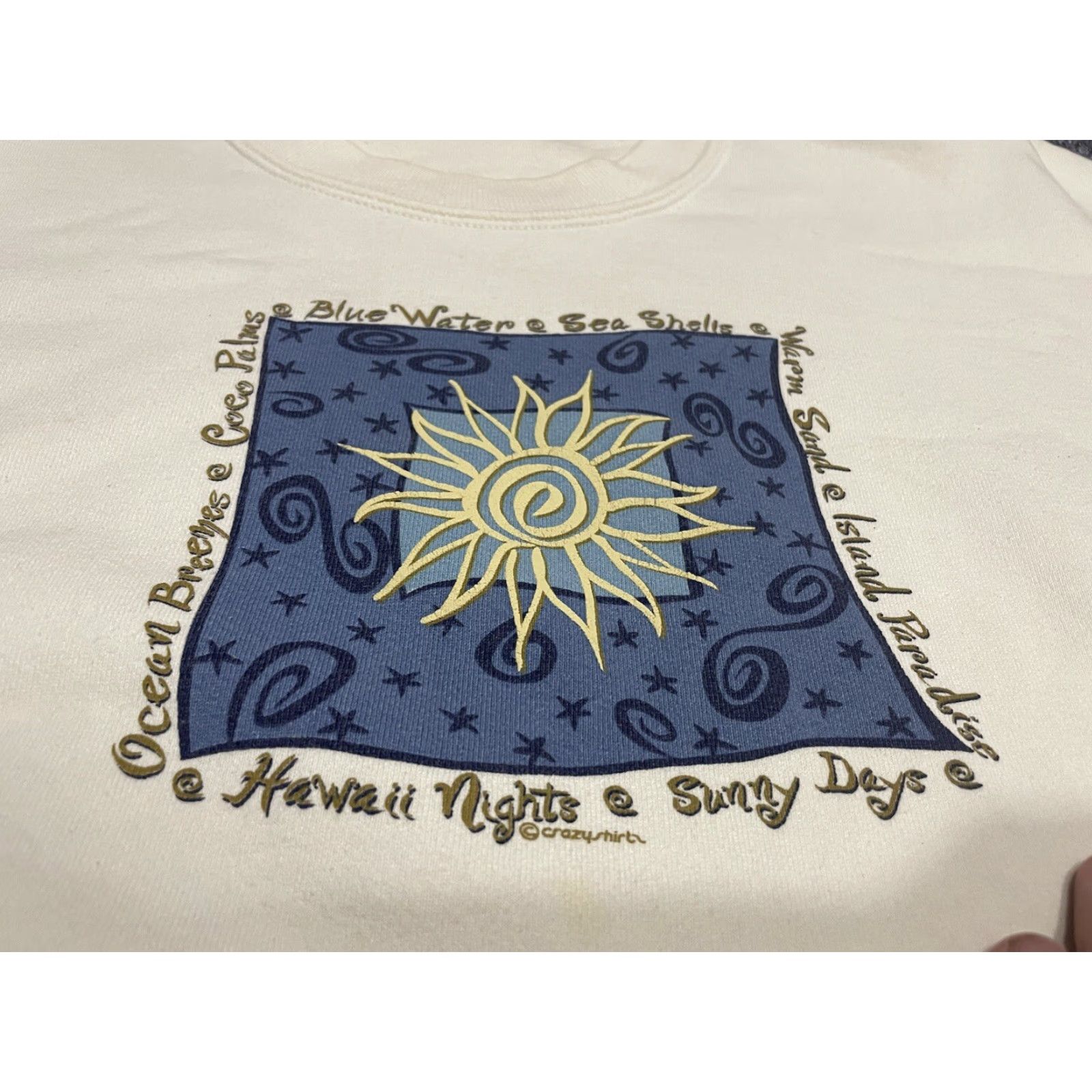 Vintage VINTAGE Whalewatch Hawaii Sweatshirt Crewneck Pullover XL White Unisex Adults 90s Beach Marine Tropical Crazy Shirt Graphic Print Size US XL / EU 56 / 4 - 3 Thumbnail