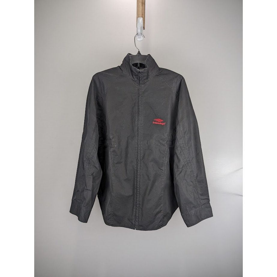 Balenciaga o1rshd1 Track Jacket in Black Size US S / EU 44-46 / 1 - 1 Thumbnail