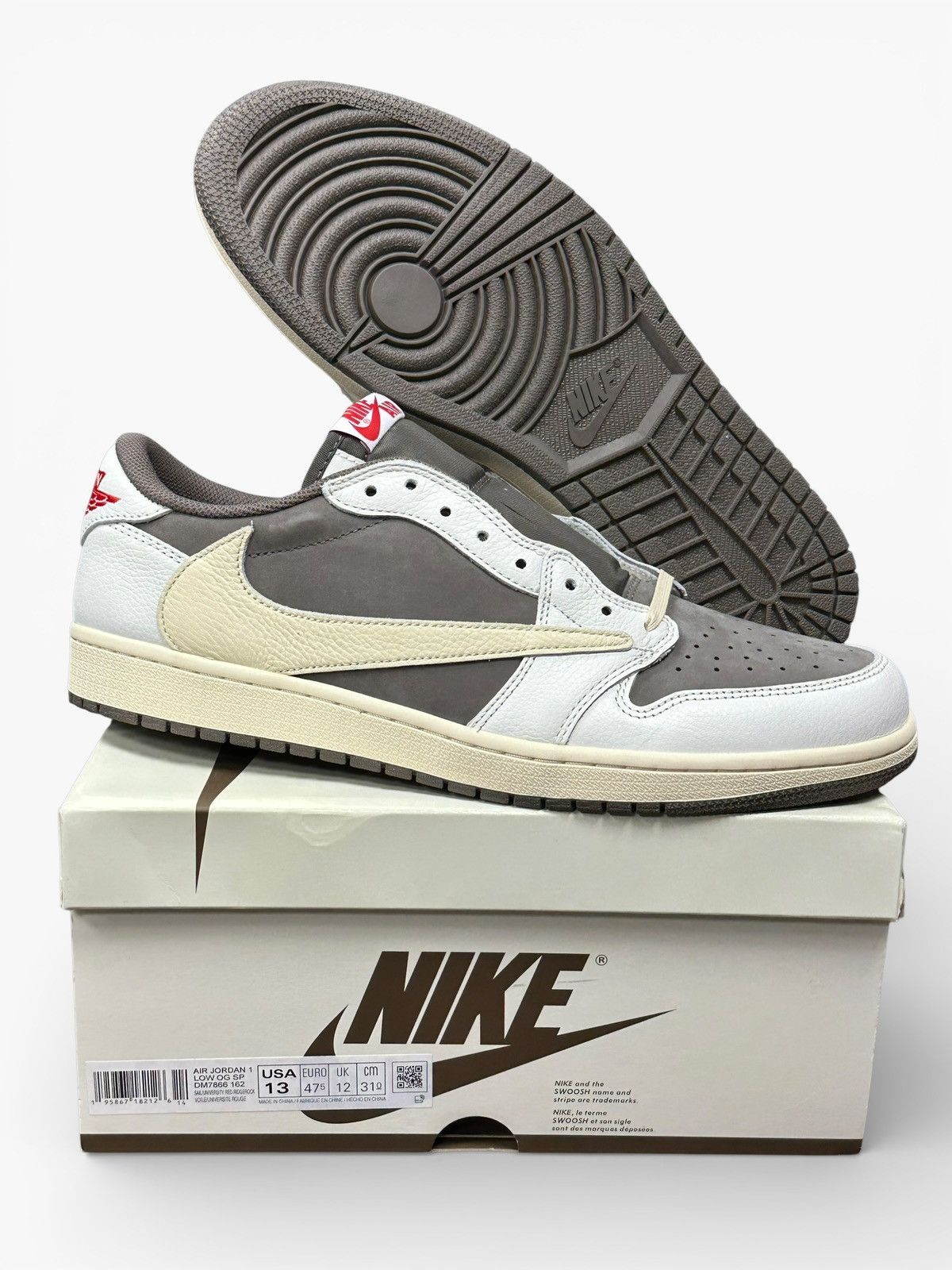 Jordan Brand × Travis Scott Air Jordan 1 Retro Low "REVERSE MOCHA" - Size 13 New Size US 13 / EU 46 - 1 Thumbnail