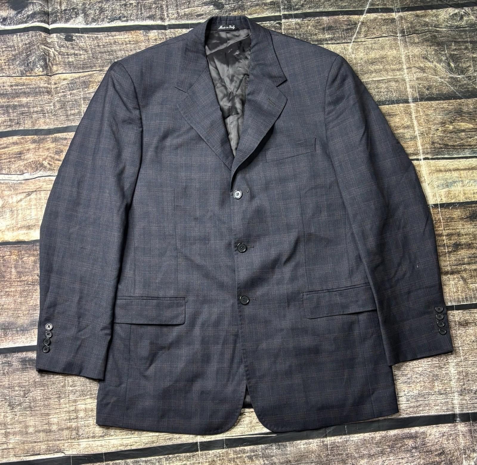 Other Giorgio Valentini Blazer Men's 42L Lanificio Super 140s Wool Size 42L - 1 Thumbnail