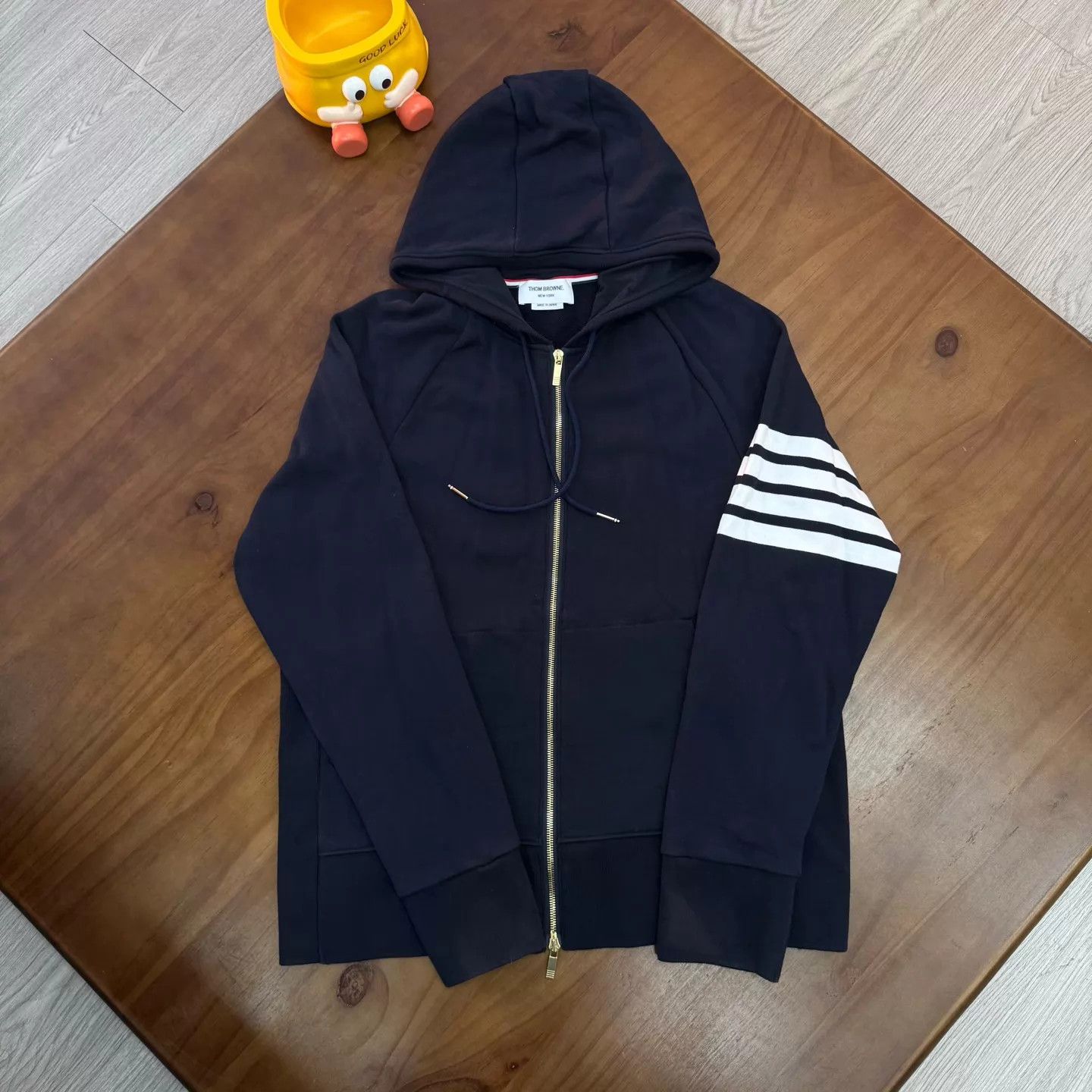 Thom Browne tb zipper hoodie navy blue size 7 Size US XXL / EU 58 / 5 - 1 Thumbnail