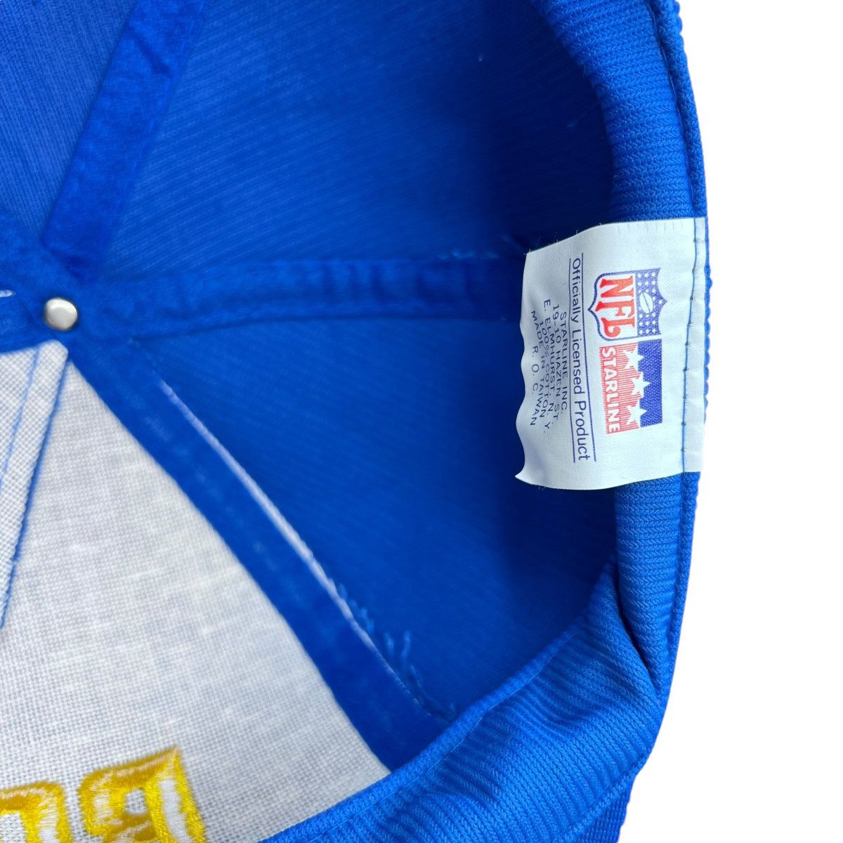 NFL × Vintage Vintage 90s NFL Los Angeles Rams Corduroy Spell Out Snapback Size ONE SIZE - 7 Thumbnail