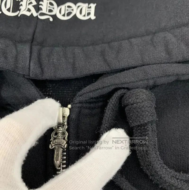 Chrome Hearts Chrome Hearts Black Cotton Zip-Up Hoodie . Size US M / EU 48-50 / 2 - 8 Thumbnail