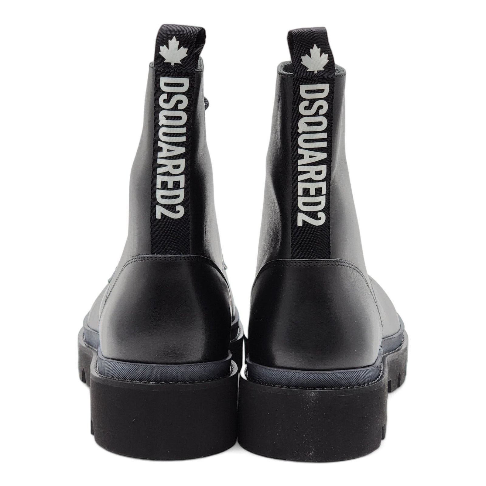 Dsquared2 Logo Combat Boots - Leather - Black 46 13US $1290 Size US 13 / EU 46 - 5 Thumbnail