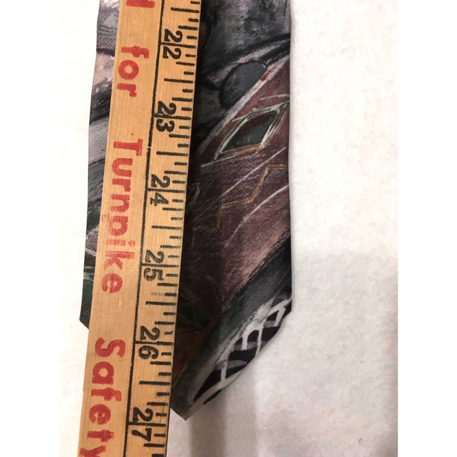 Vintage VINTAGE Towncraft Necktie Neck Tie ~abstract poly Men's Size ONE SIZE - 6 Thumbnail
