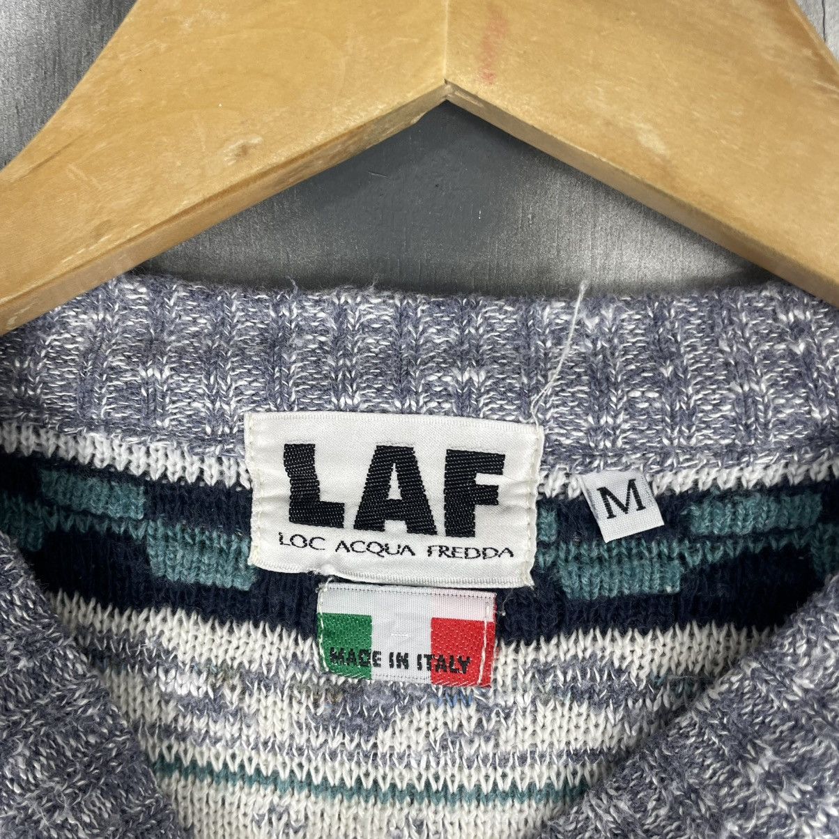 Designer × Homespun Knitwear LAF LOC ACQUA FREDDA STRIPE KNITWEAR COOGI Style Size US M / EU 48-50 / 2 - 6 Thumbnail