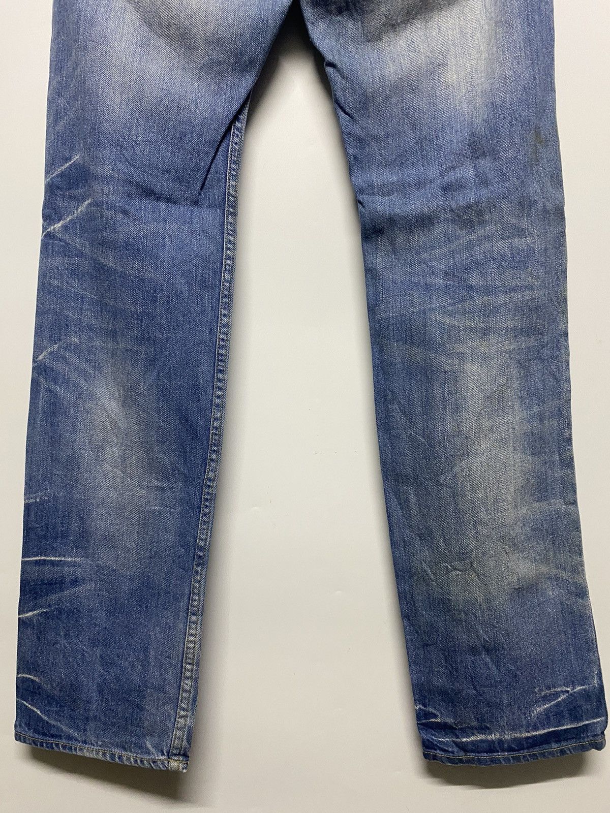 Japanese Brand Japanese Brand Distressed Root Three Jeans Denim Size US 34 / EU 50 - 6 Thumbnail