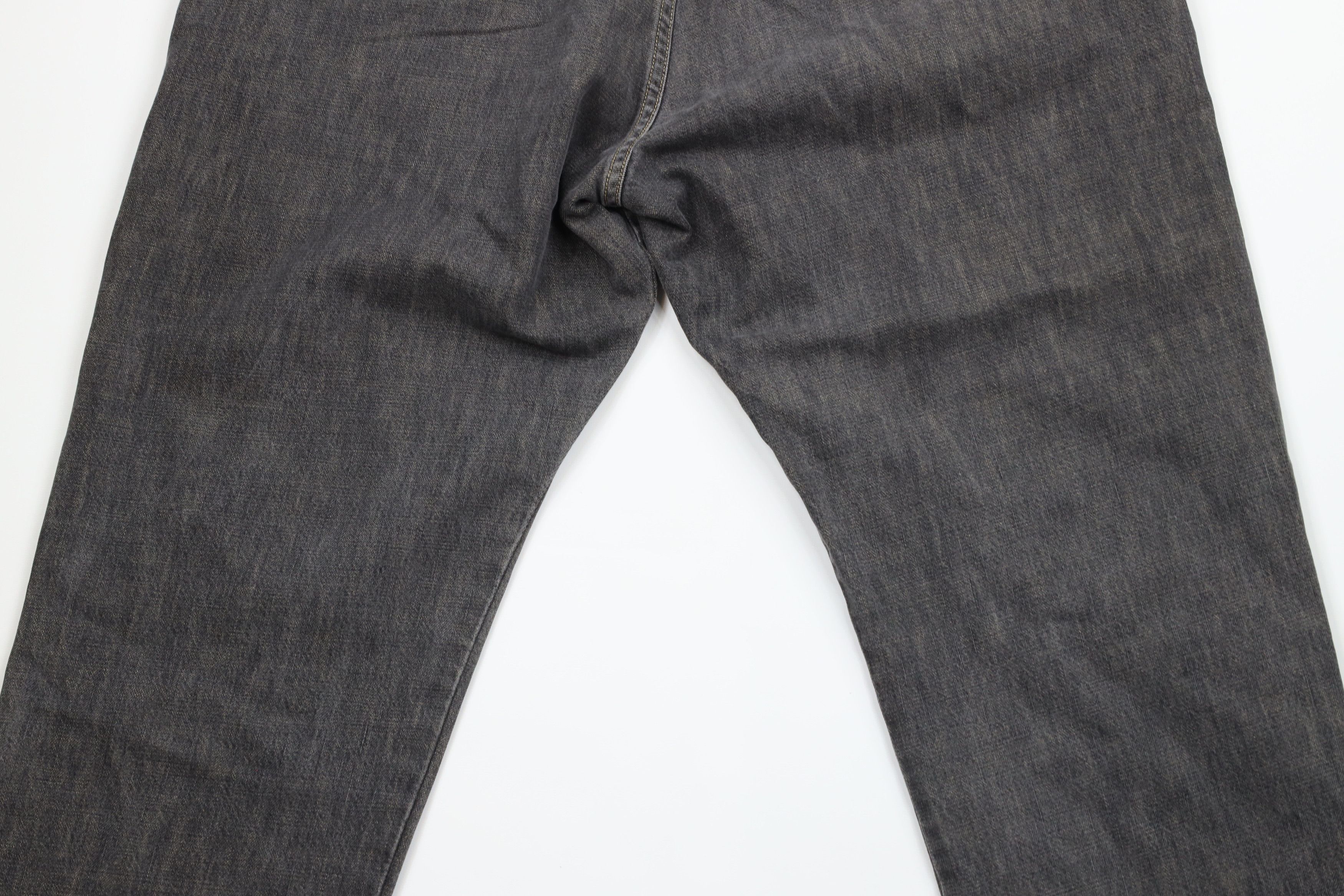 Ermenegildo Zegna × Vintage Vintage Ermenegildo Zegna Leg Denim Jeans Black Cotton Size US 38 / EU 54 - 11 Thumbnail