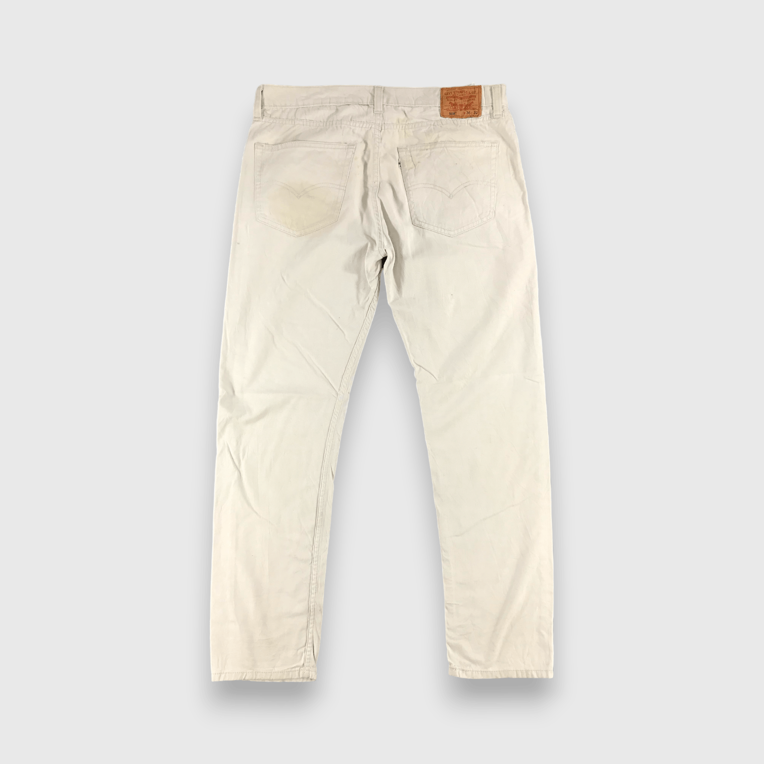 Levi's Vintag Cream Levis 508 Jeans- J1376 Size US 38 / EU 54 - 2 Thumbnail