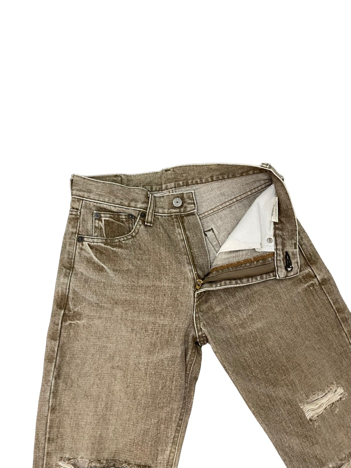 Japanese Brand Flare Jeans Vtg Bobson Japan Distress Boot Cut 7🟦1 Size US 28 / EU 44 - 9 Thumbnail