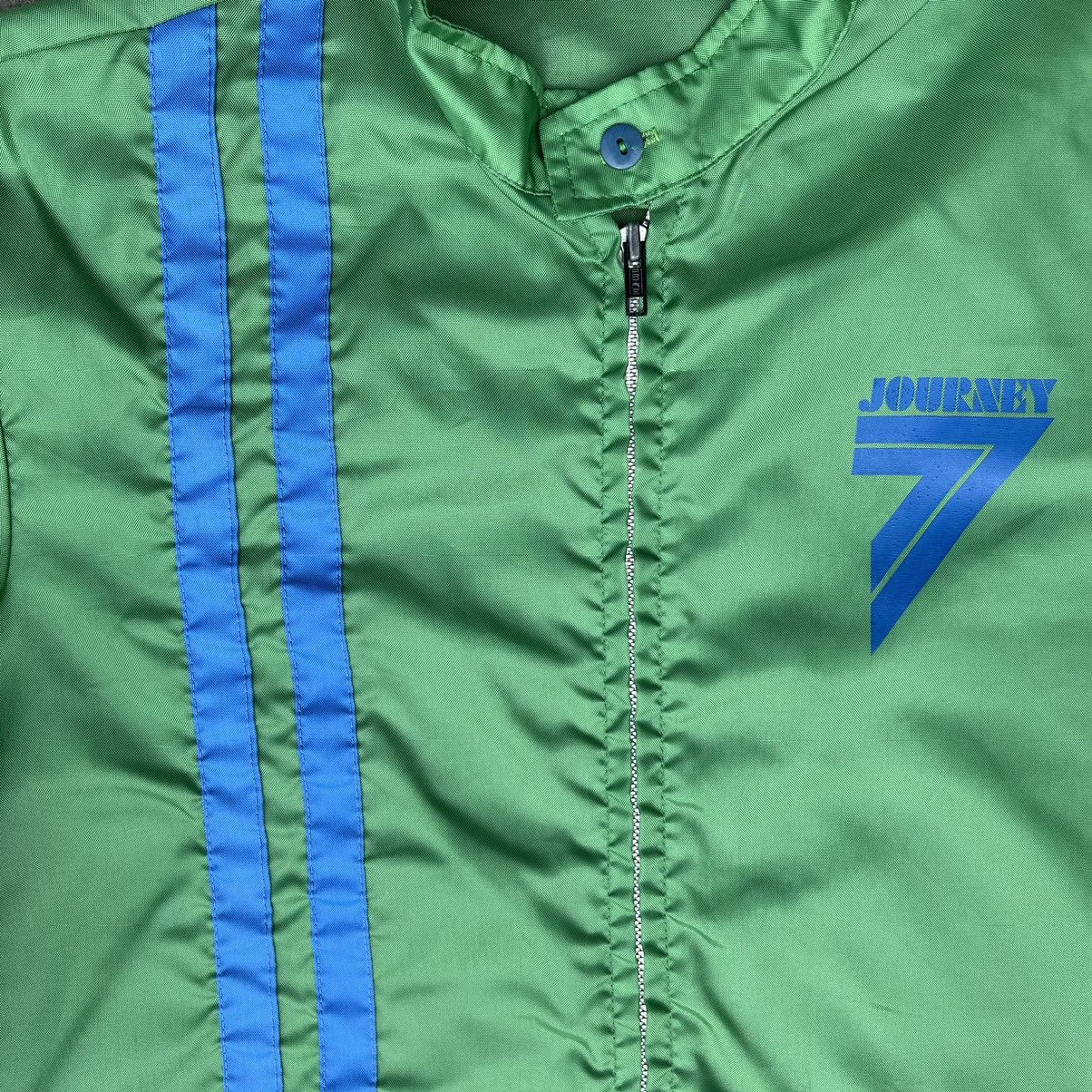Other × Vintage Vintage 80s Green/Blue Windbreaker Utility Coaches Jacket Size US L / EU 52-54 / 3 - 6 Thumbnail