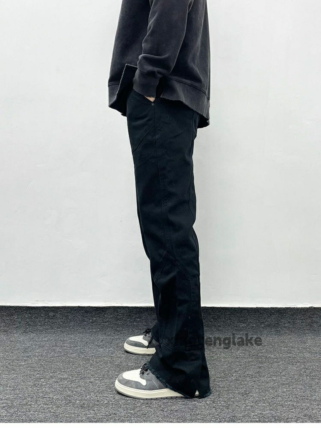 Designer × Japanese Brand × Vintage utility outdoor patchwork punk yuppie flared pants Size US 32 / EU 48 - 6 Thumbnail