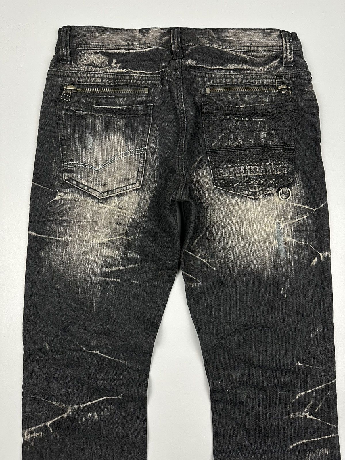 In The Attic × Seditionaries 🔥Sick Nice🔥 Distressed In The Attic Whiskered Denim Size US 32 / EU 48 - 6 Thumbnail
