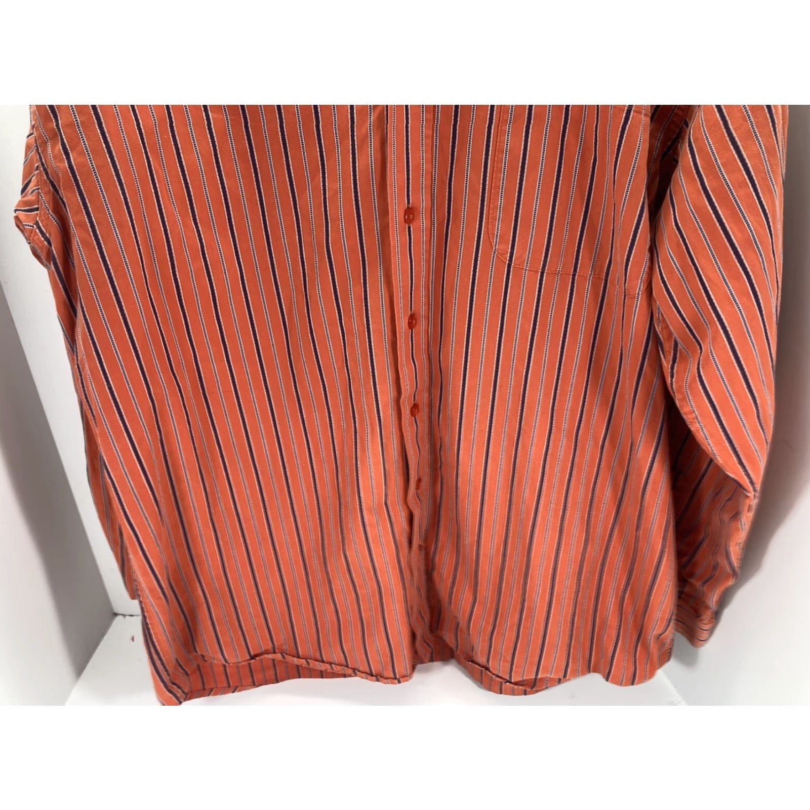 Vintage VINTAGE Cinch Western Shirt Men Medium Orange Stripe Long Sleeve Button-Up VTG Size US M / EU 48-50 / 2 - 3 Thumbnail